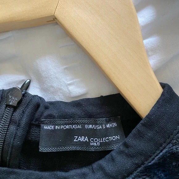 Zara Navy Blue Tee - Short Sleeve - Picture 9 of 12